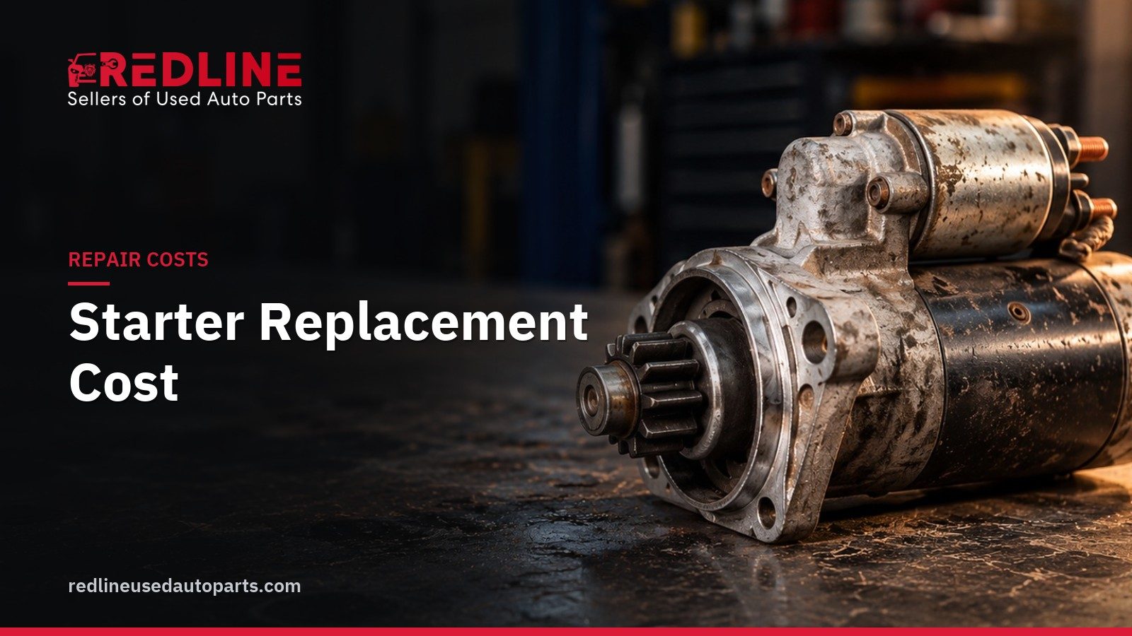 Starter Replacement Cost: $500–$900 Installed (2026)