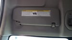 2020 Chevrolet Spark Sun Visor
