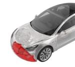 2023 Tesla Model 3 Front Splash Panel/valance