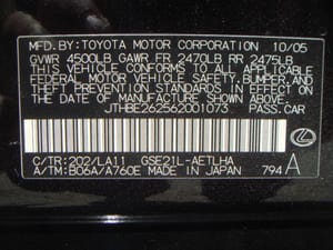 2006 Lexus Is350