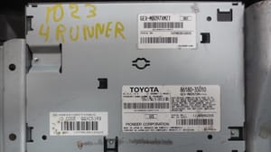 2010 Toyota 4Runner Radio Audio
