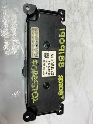 2017 Subaru Forester Climate Control