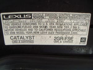 2006 Lexus Is350