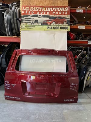 2019 Cadillac Escalade Decklid Tailgate