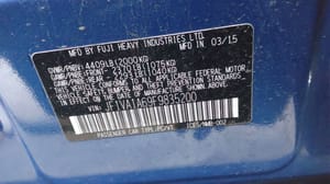2015 Subaru Subwrx