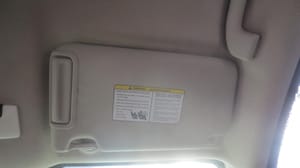 2023 Nissan Versa Sun Visor