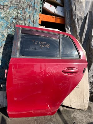 2009 Scion Xd Rear Door