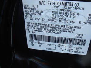 2012 Ford Escape