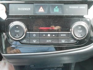 2018 Mitsubishi Outlander Temp Control