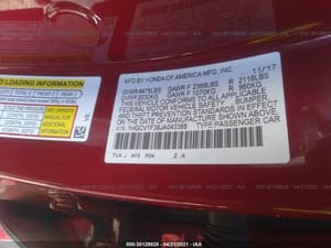 2018 Honda Accord