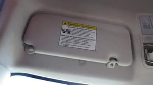 2019 Kia Forte Sun Visor