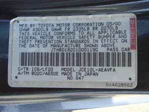 2001 Lexus Is300