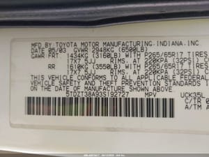 2003 Toyota Sequoia