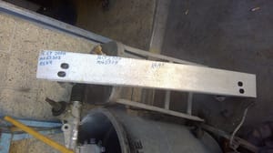 2016 Lexus Ct200h Rear Bumper Reinforcement