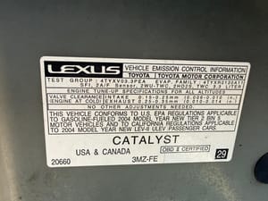 2004 Lexus Es330
