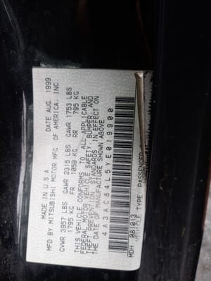 2000 Mitsubishi Eclipse