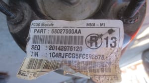2015 Jeep Grandcher Strut