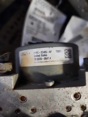 2016 Ford Focus ABS Module