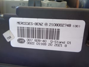 2002 Mercedes Benz E-Class Vacuum Pump
