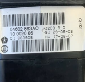 2010 Dodge Dpu15