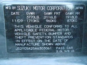 2010 Suzuki Sx4