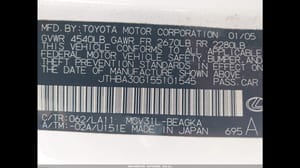 2005 Lexus Es330