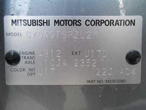 2015 Mitsubishi Lancer