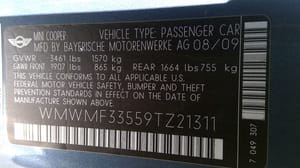 2009 Mini Cooper