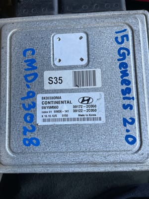 2013 Genesis Genesi Engine Control Module (ECM)
