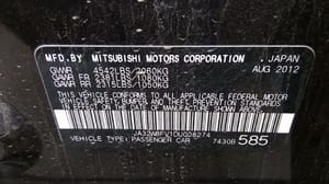 2013 Mitsubishi Lancer