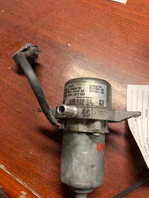 2016 Buick Lacrosse Vacuum Pump