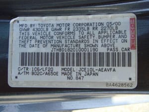 2001 Lexus Is300