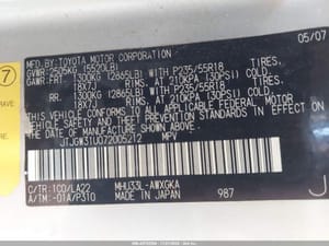 2007 Lexus Rx400