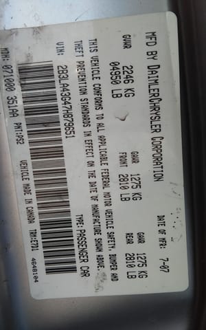 2007 Chrysler Charger