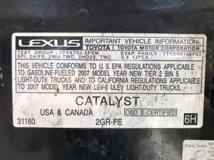 2007 Lexus Rx350