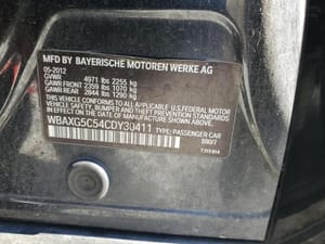2012 BMW 528i