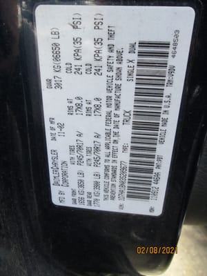 2003 Dodge Dpu15