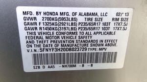 2013 Honda Pilot