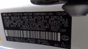 2005 Lexus Es330