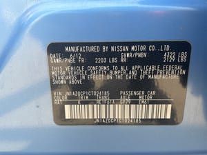 2012 Nissan Leaf