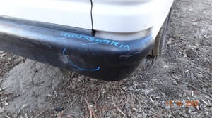 2011 Ford E-150 Rear Bumper