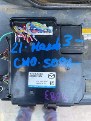 2021 Mazda Mazda3 Body Control Module