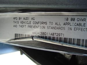 2001 Audi Audia4