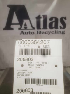2006 Range Rover Range Rover Intercooler