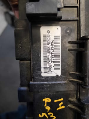 2014 Dodge Dpu55 Engine Fuse Box
