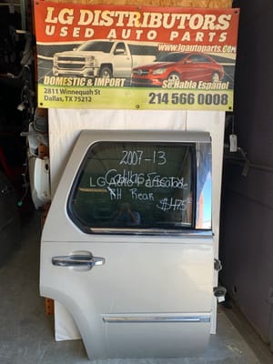 2012 Cadillac Escalade Door, Rear R