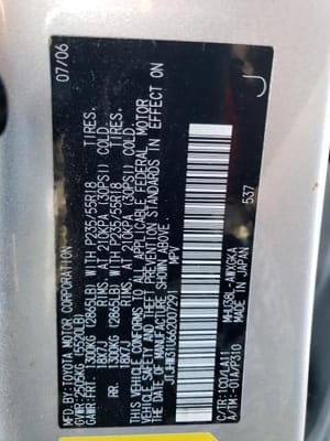 2006 Lexus Rx400