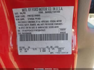2000 Ford Focus