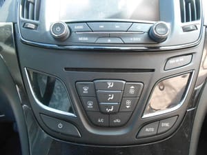 2017 Buick Regal Temp Control