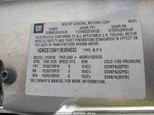 2001 GMC S10bla